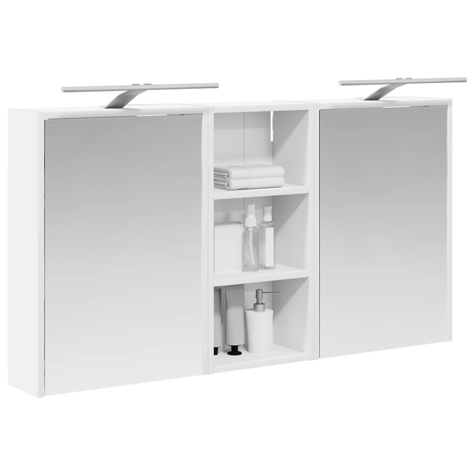 Σετ Ντουλαπιών Μπάνιου 3 pcs 116 x 16 x 62,5 εκ. - Pakobazaar