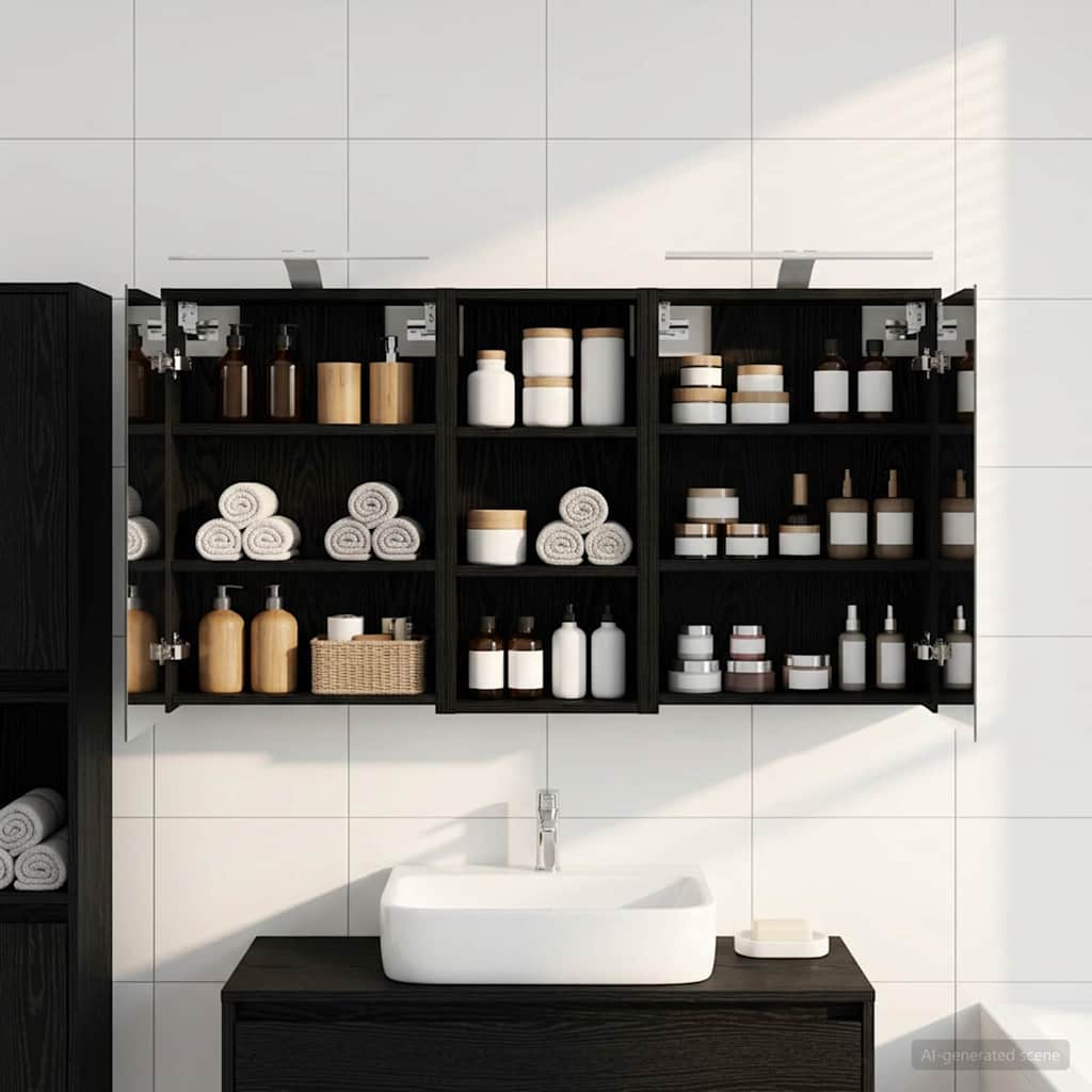 Σετ Ντουλαπιών Μπάνιου 3 pcs 116 x 16 x 62,5 εκ. - Pakobazaar