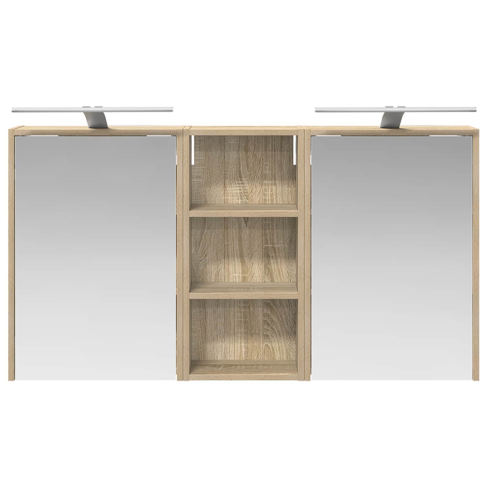 Σετ Ντουλαπιών Μπάνιου 3 pcs 116 x 16 x 62,5 εκ. - Pakobazaar