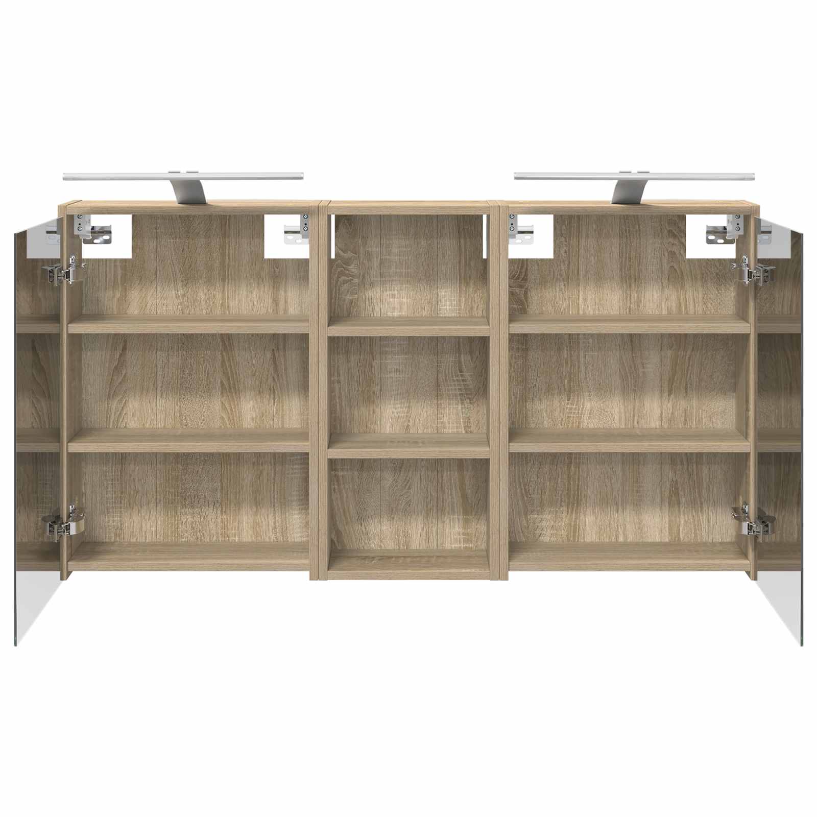 Σετ Ντουλαπιών Μπάνιου 3 pcs 116 x 16 x 62,5 εκ. - Pakobazaar