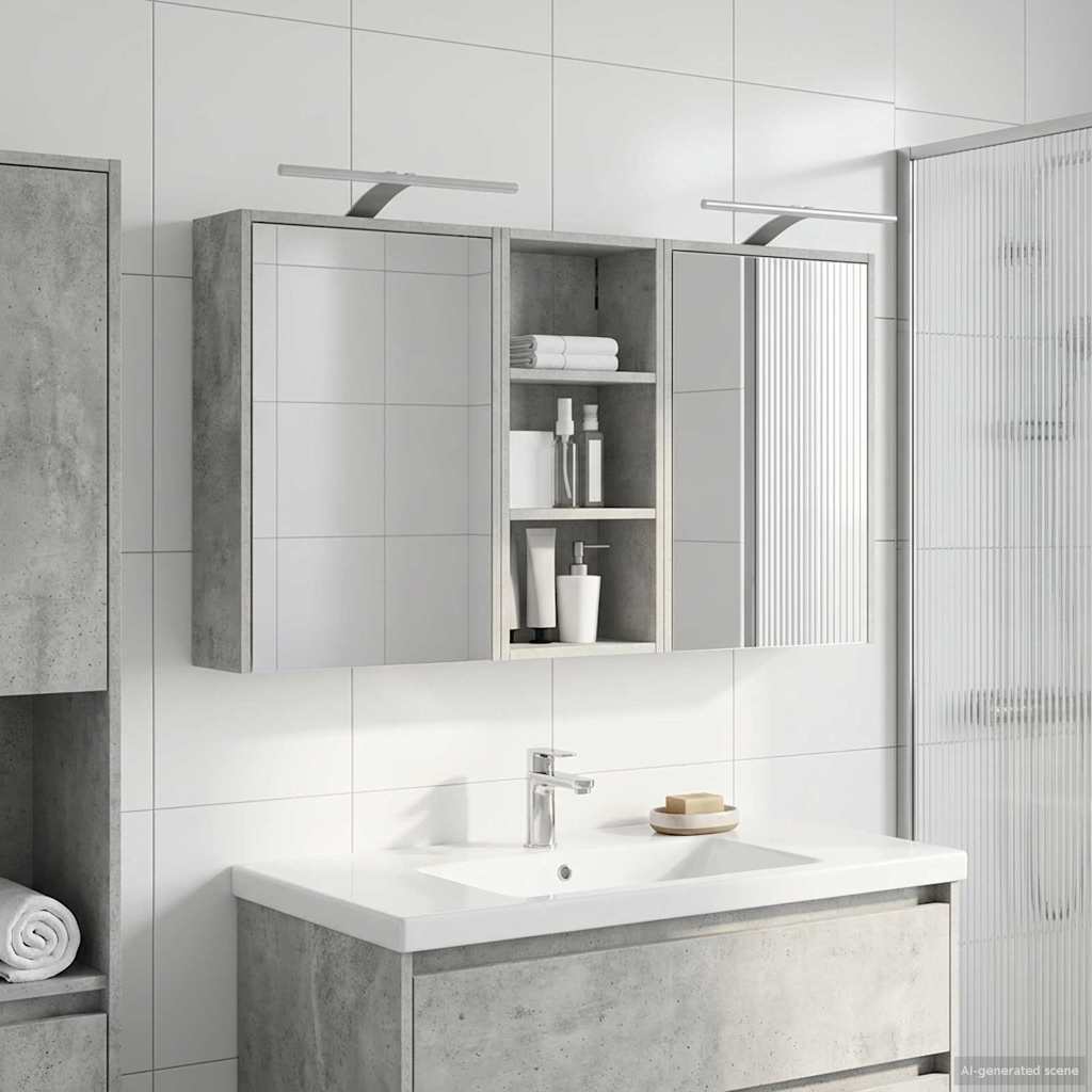 Σετ Ντουλαπιών Μπάνιου 3 pcs 116 x 16 x 62,5 εκ. - Pakobazaar