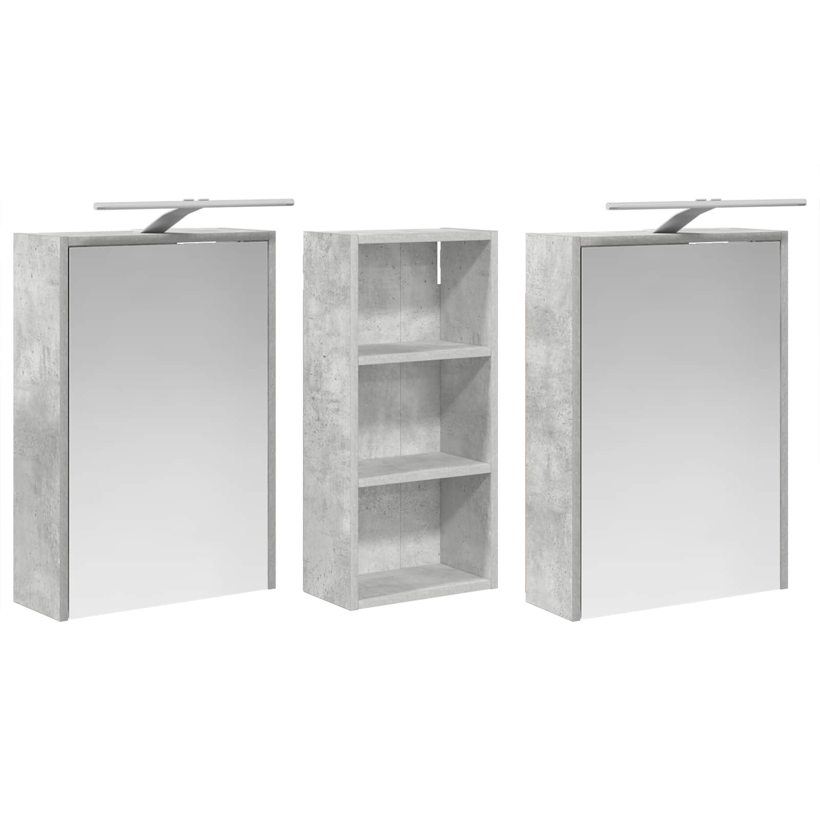 Σετ Ντουλαπιών Μπάνιου 3 pcs 116 x 16 x 62,5 εκ. - Pakobazaar