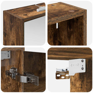 Σετ Ντουλαπιών Μπάνιου 3 pcs 116 x 16 x 62,5 εκ. - Pakobazaar