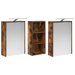 Σετ Ντουλαπιών Μπάνιου 3 pcs 116 x 16 x 62,5 εκ. - Pakobazaar