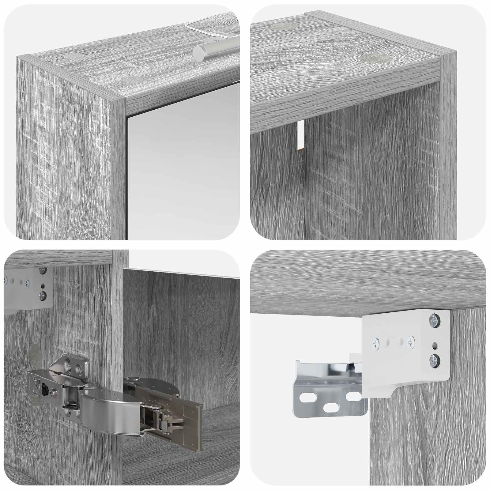 Σετ Ντουλαπιών Μπάνιου 3 pcs 116 x 16 x 62,5 εκ. - Pakobazaar