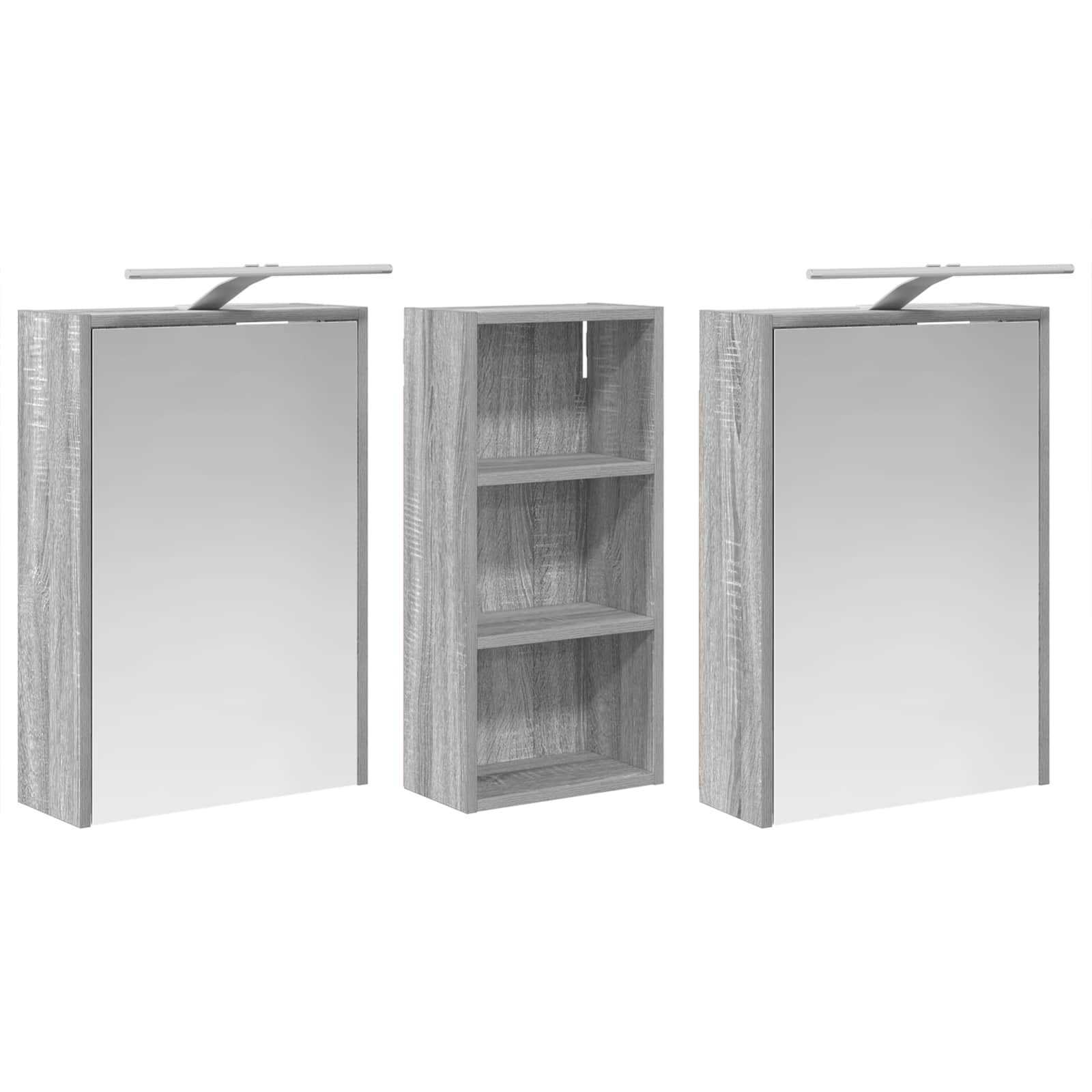 Σετ Ντουλαπιών Μπάνιου 3 pcs 116 x 16 x 62,5 εκ. - Pakobazaar