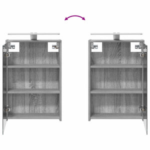 Σετ Ντουλαπιών Μπάνιου 3 pcs 116 x 16 x 62,5 εκ. - Pakobazaar