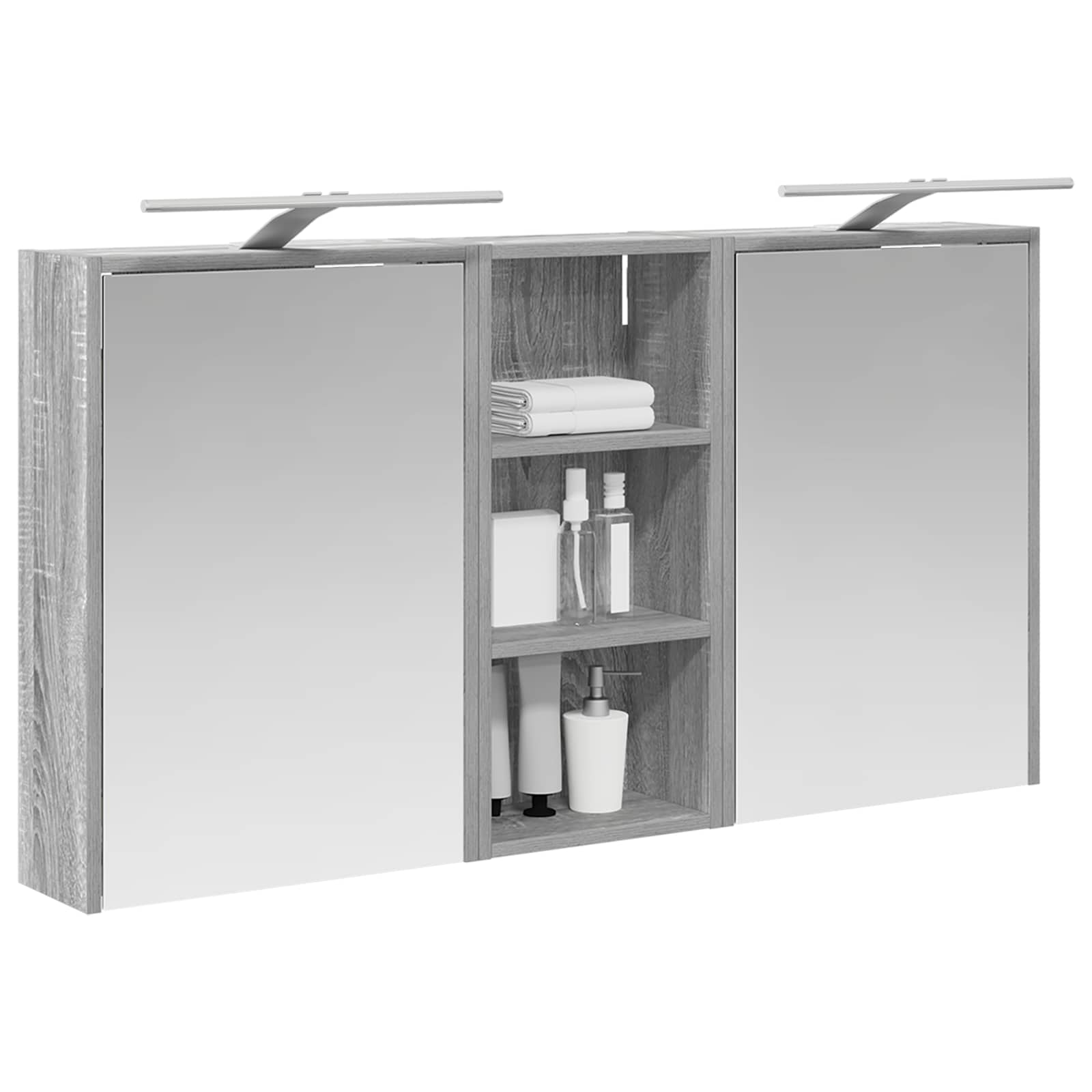Σετ Ντουλαπιών Μπάνιου 3 pcs 116 x 16 x 62,5 εκ. - Pakobazaar