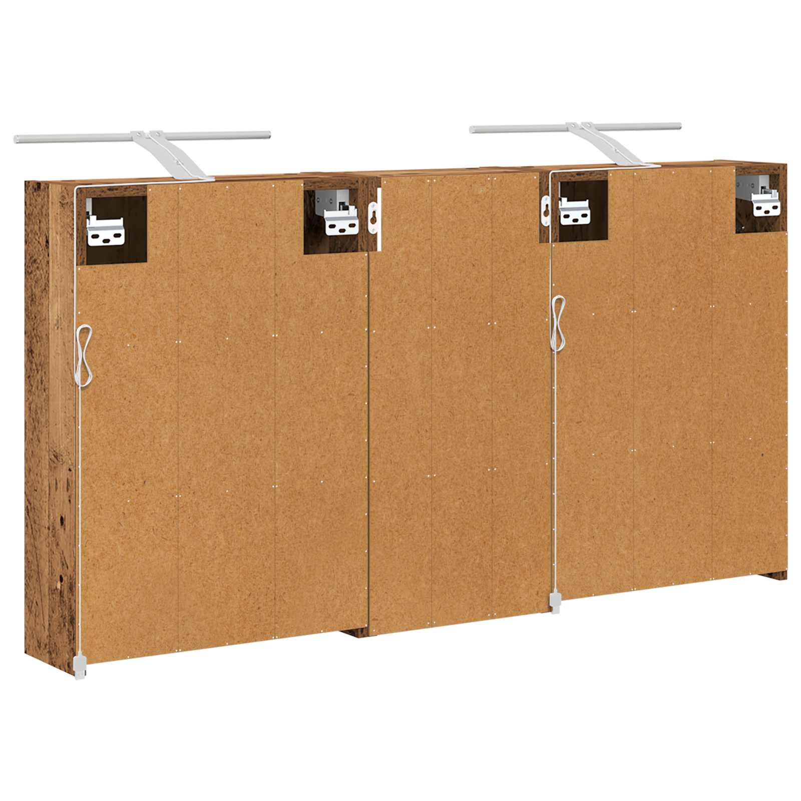 Σετ Ντουλαπιών Μπάνιου 3 pcs 116 x 16 x 62,5 εκ. - Pakobazaar