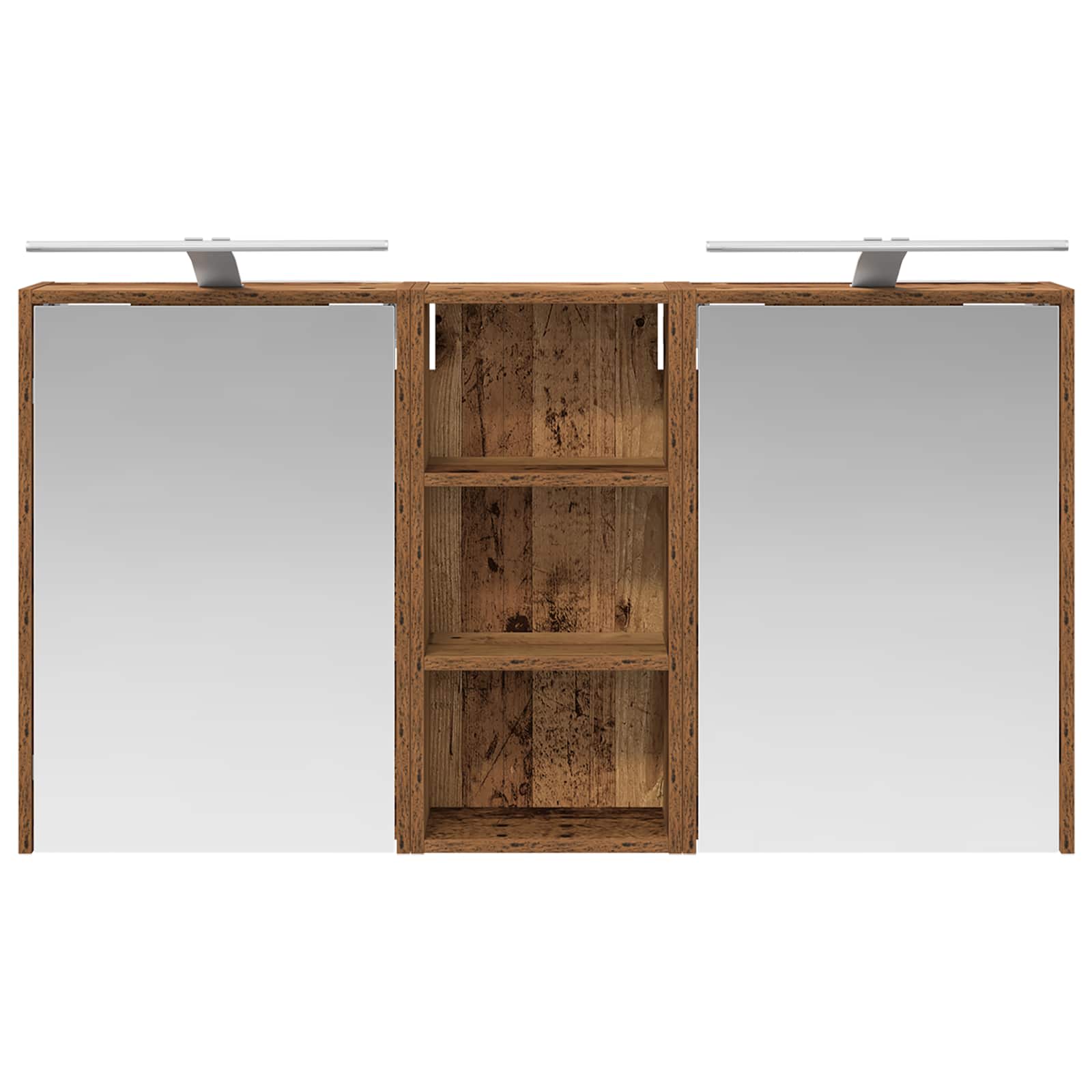 Σετ Ντουλαπιών Μπάνιου 3 pcs 116 x 16 x 62,5 εκ. - Pakobazaar