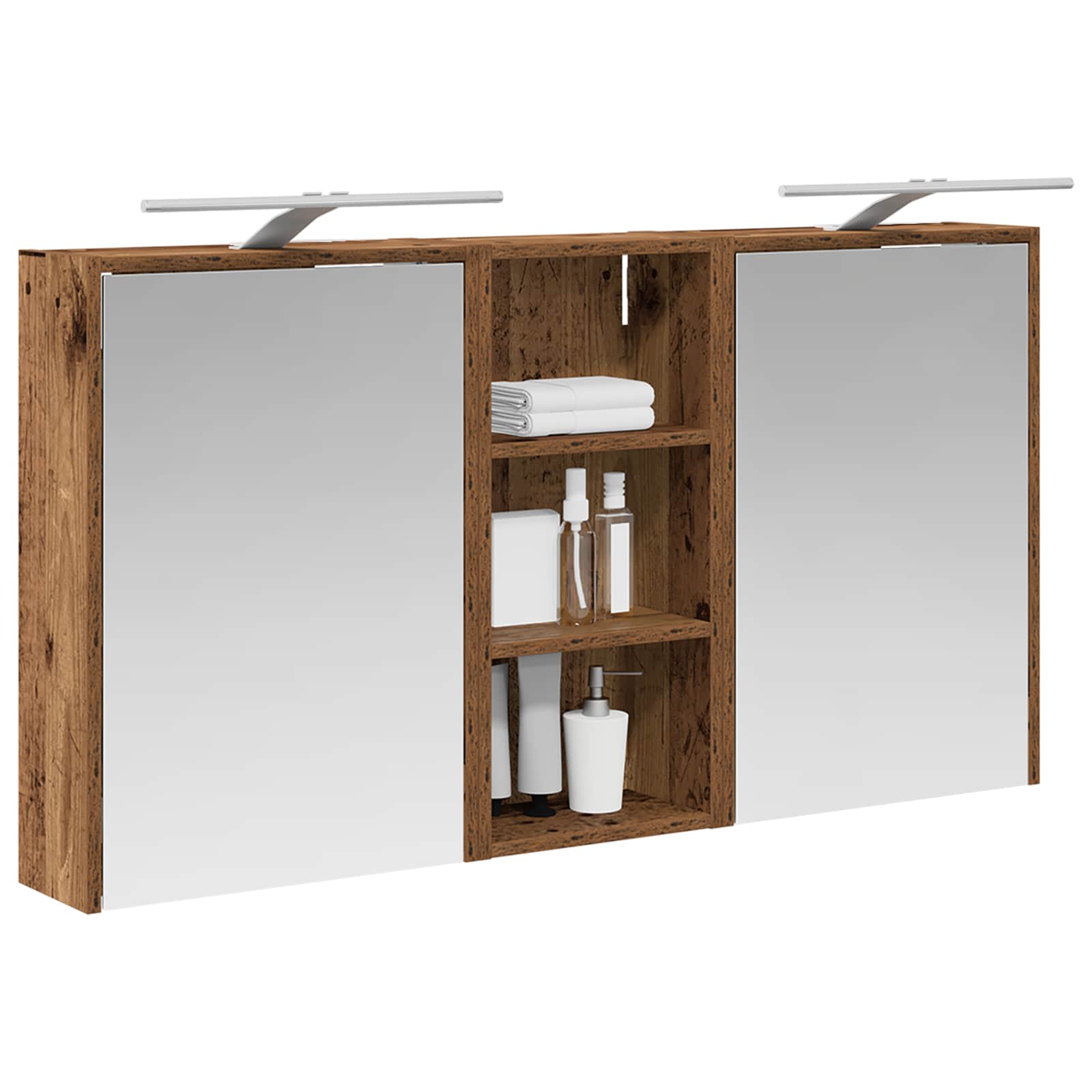 Σετ Ντουλαπιών Μπάνιου 3 pcs 116 x 16 x 62,5 εκ. - Pakobazaar