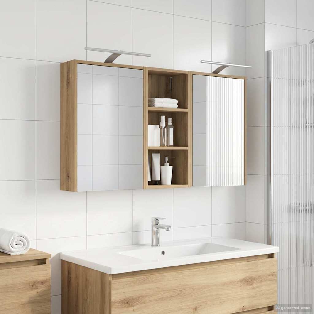 Σετ Ντουλαπιών Μπάνιου 3 pcs 116 x 16 x 62,5 εκ. - Pakobazaar