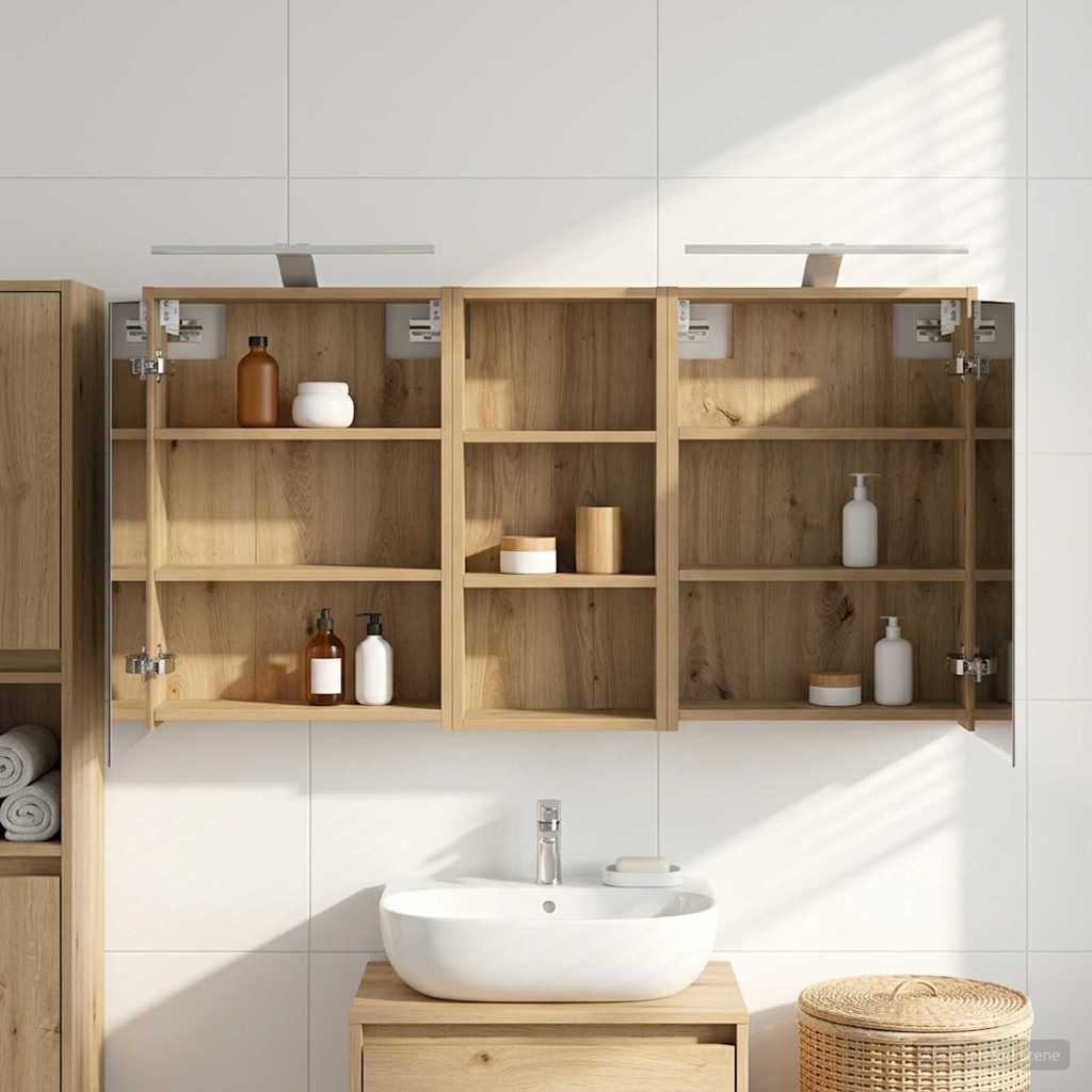 Σετ Ντουλαπιών Μπάνιου 3 pcs 116 x 16 x 62,5 εκ. - Pakobazaar