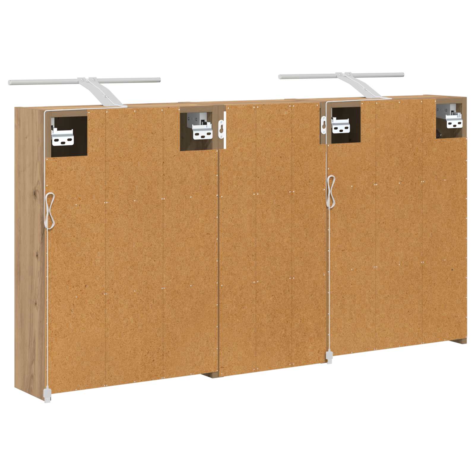 Σετ Ντουλαπιών Μπάνιου 3 pcs 116 x 16 x 62,5 εκ. - Pakobazaar