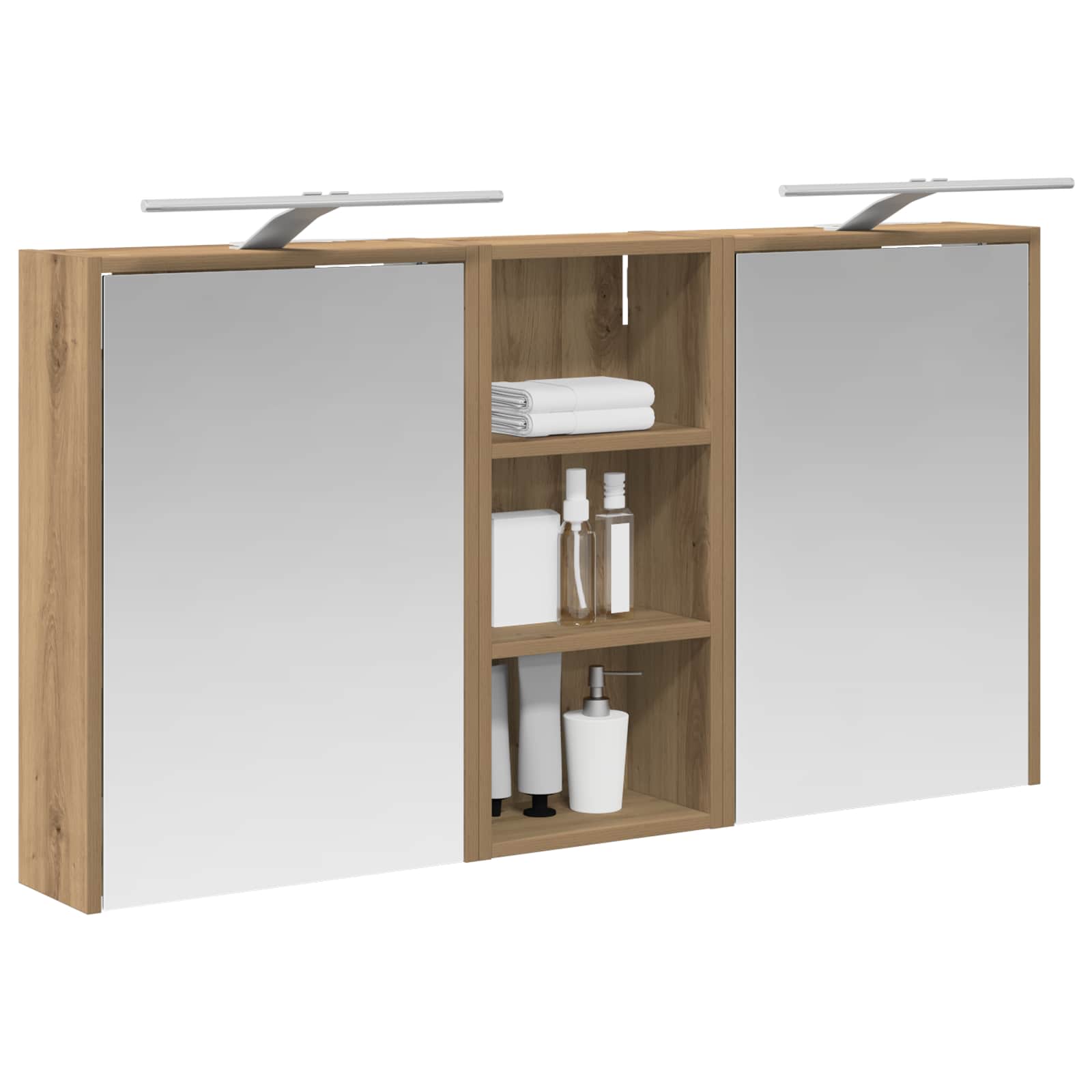 Σετ Ντουλαπιών Μπάνιου 3 pcs 116 x 16 x 62,5 εκ. - Pakobazaar