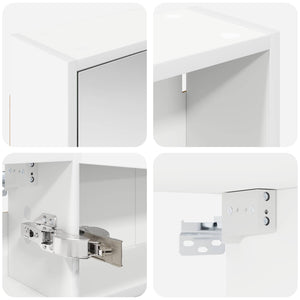 Σετ Ντουλαπιών Μπάνιου με ράφι 3 pcs 126 x 16 x 62.5 εκ. - Pakobazaar