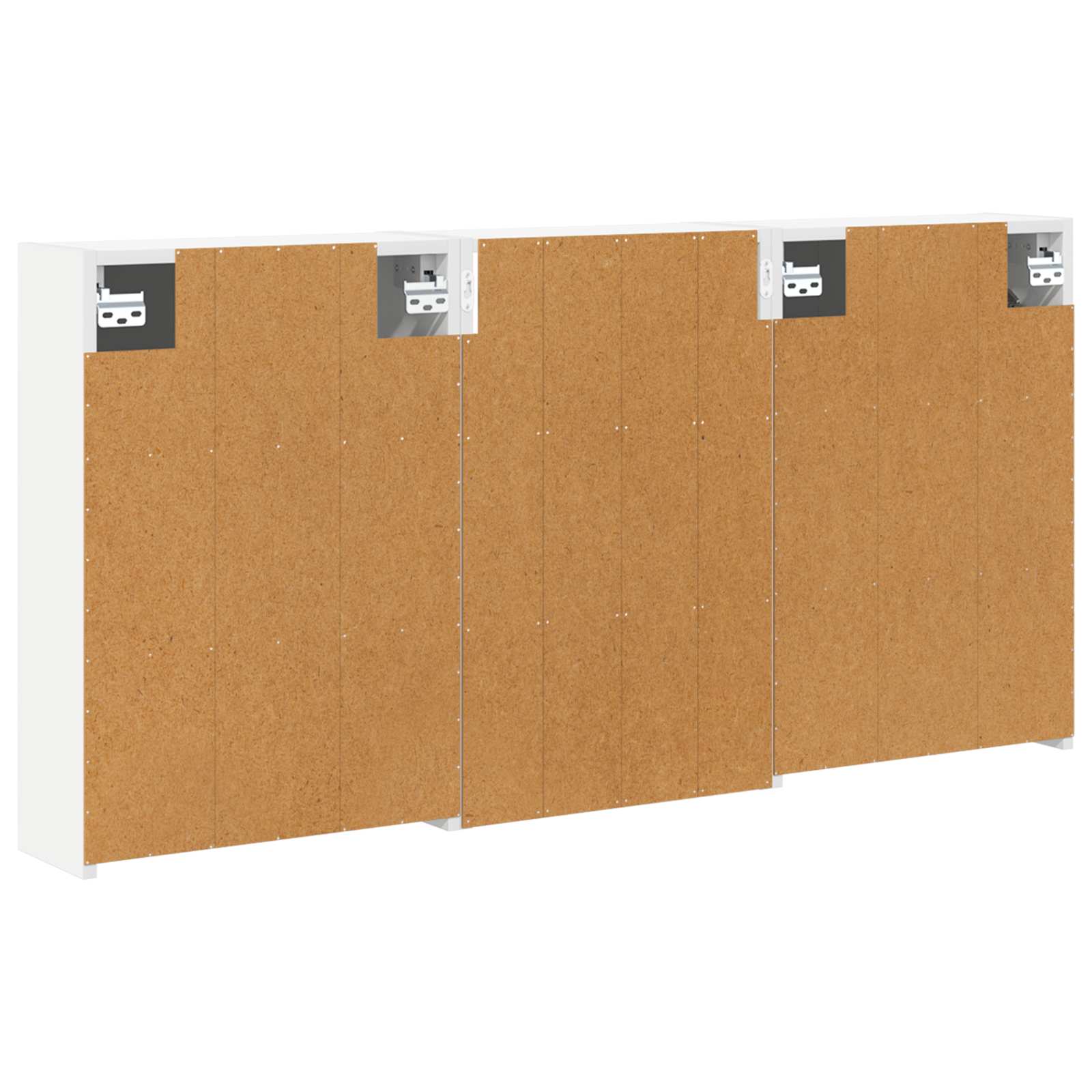 Σετ Ντουλαπιών Μπάνιου με ράφι 3 pcs 126 x 16 x 62.5 εκ. - Pakobazaar