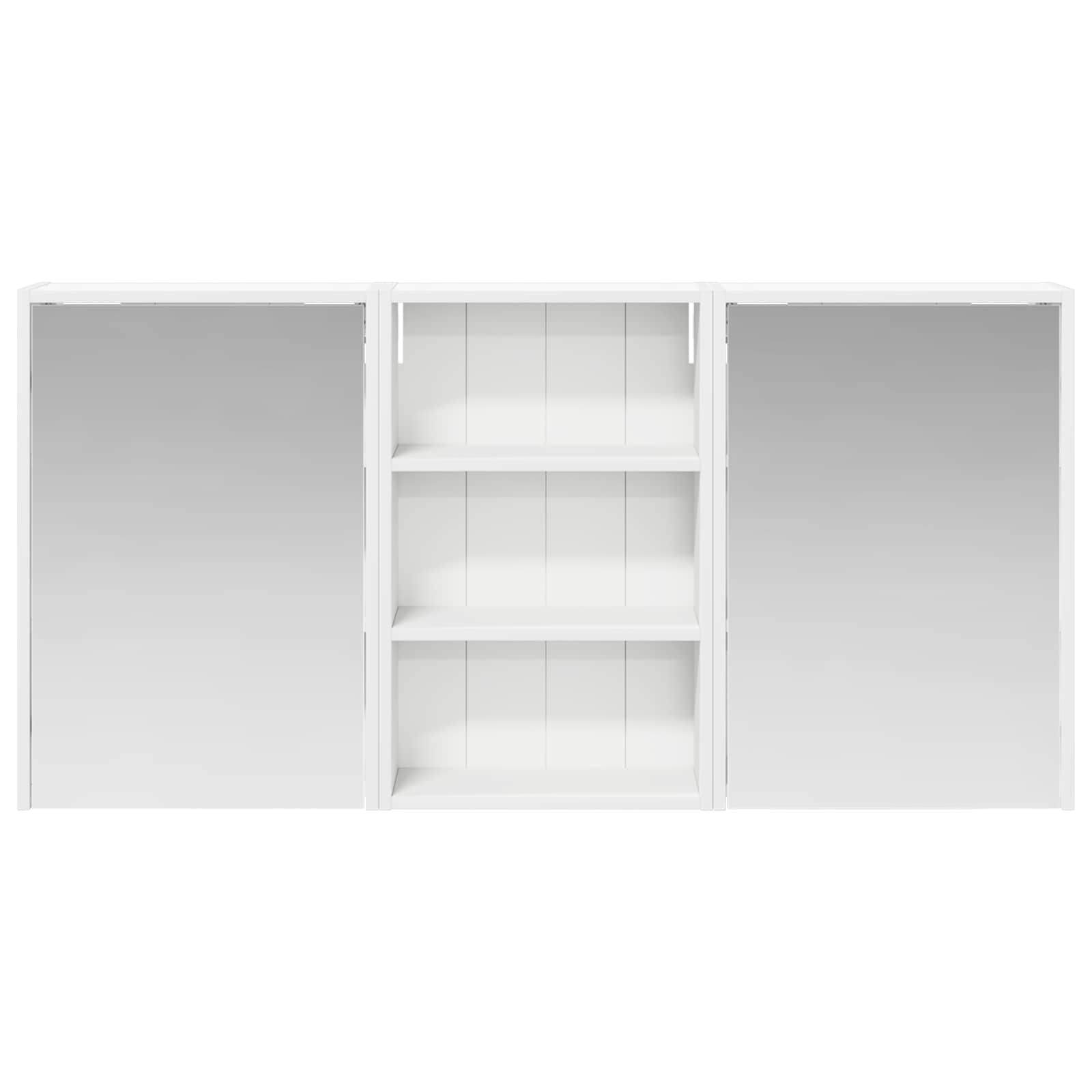 Σετ Ντουλαπιών Μπάνιου με ράφι 3 pcs 126 x 16 x 62.5 εκ. - Pakobazaar