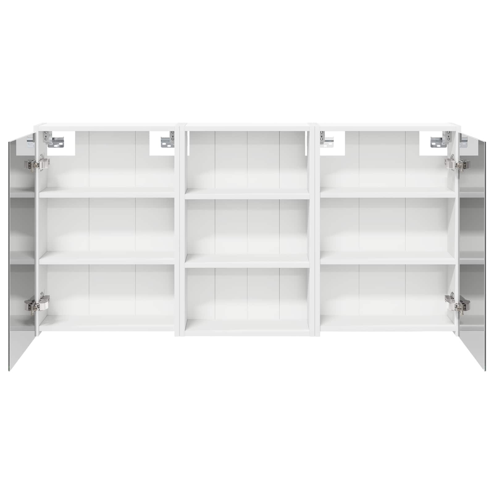Σετ Ντουλαπιών Μπάνιου με ράφι 3 pcs 126 x 16 x 62.5 εκ. - Pakobazaar