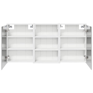 Σετ Ντουλαπιών Μπάνιου με ράφι 3 pcs 126 x 16 x 62.5 εκ. - Pakobazaar