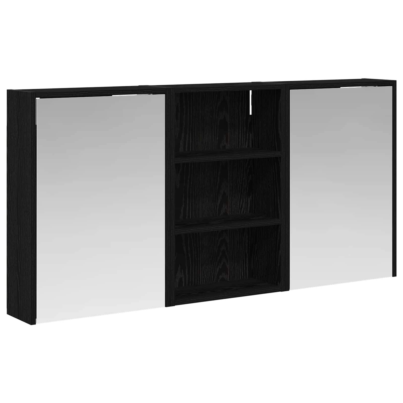 Σετ Ντουλαπιών Μπάνιου με ράφι 3 pcs 126 x 16 x 62.5 εκ. - Pakobazaar