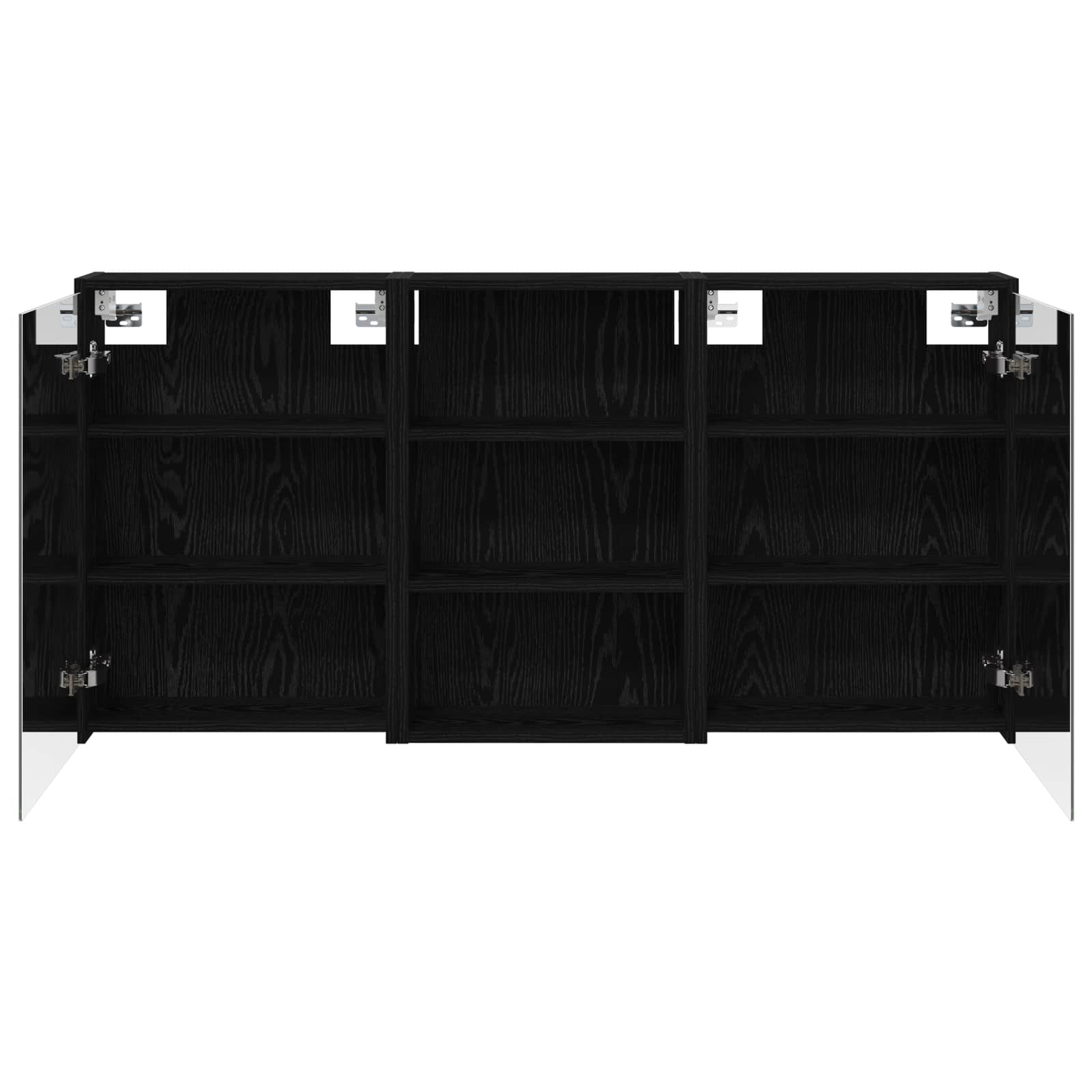 Σετ Ντουλαπιών Μπάνιου με ράφι 3 pcs 126 x 16 x 62.5 εκ. - Pakobazaar