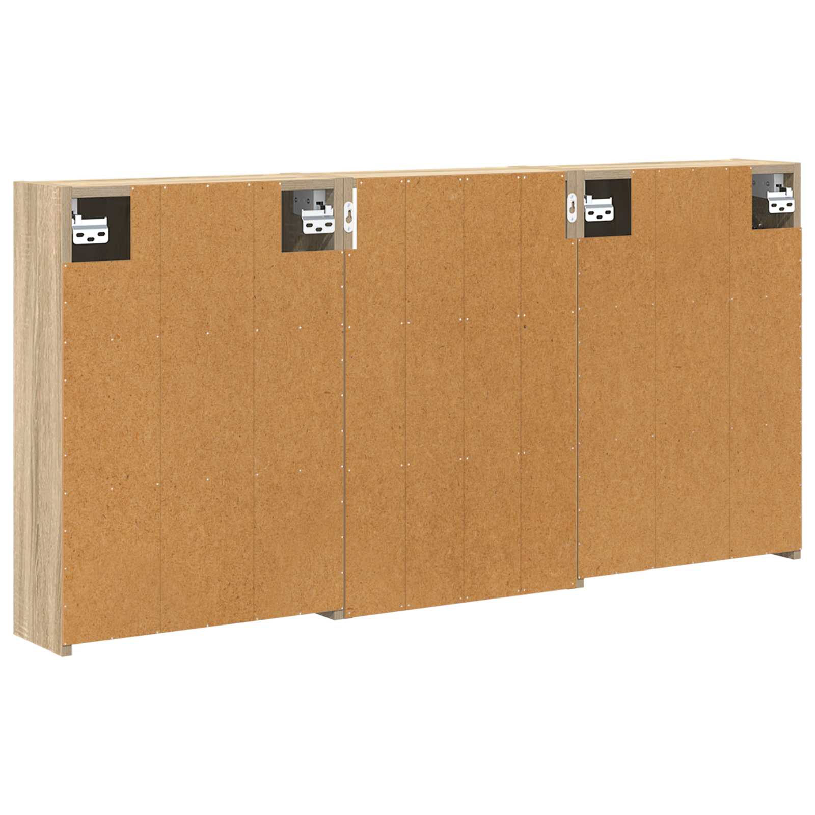 Σετ Ντουλαπιών Μπάνιου με ράφι 3 pcs 126 x 16 x 62.5 εκ. - Pakobazaar
