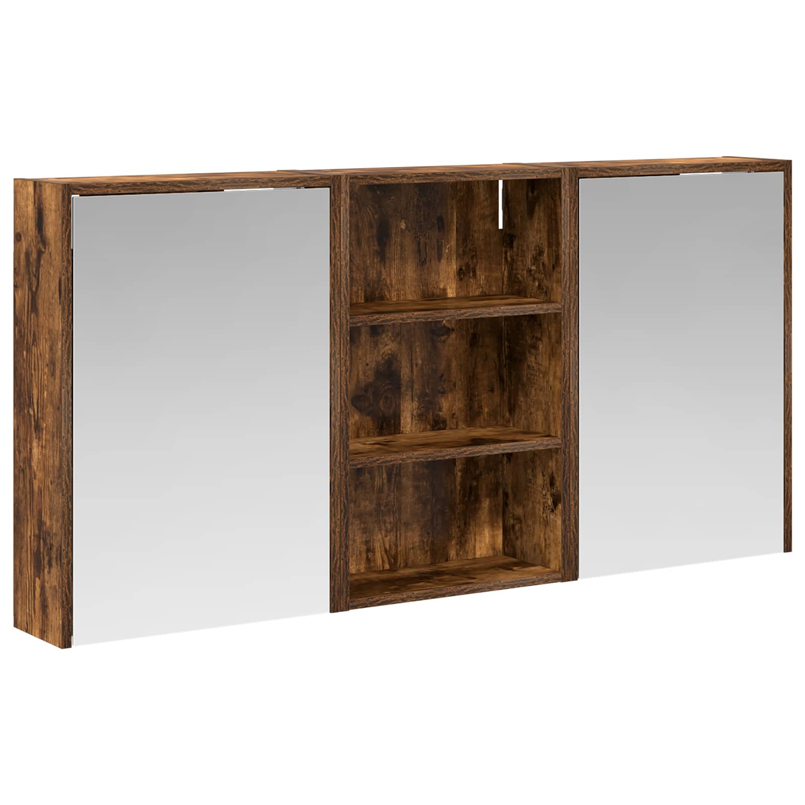 Σετ Ντουλαπιών Μπάνιου με ράφι 3 pcs 126 x 16 x 62.5 εκ. - Pakobazaar