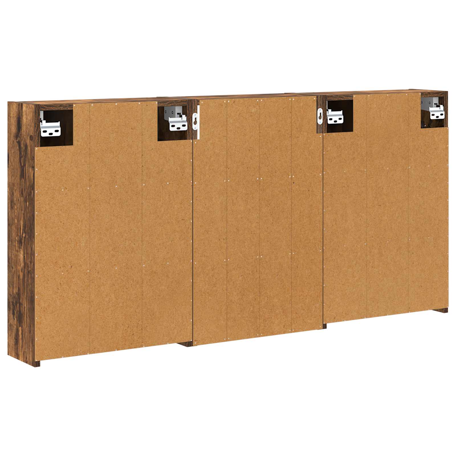 Σετ Ντουλαπιών Μπάνιου με ράφι 3 pcs 126 x 16 x 62.5 εκ. - Pakobazaar