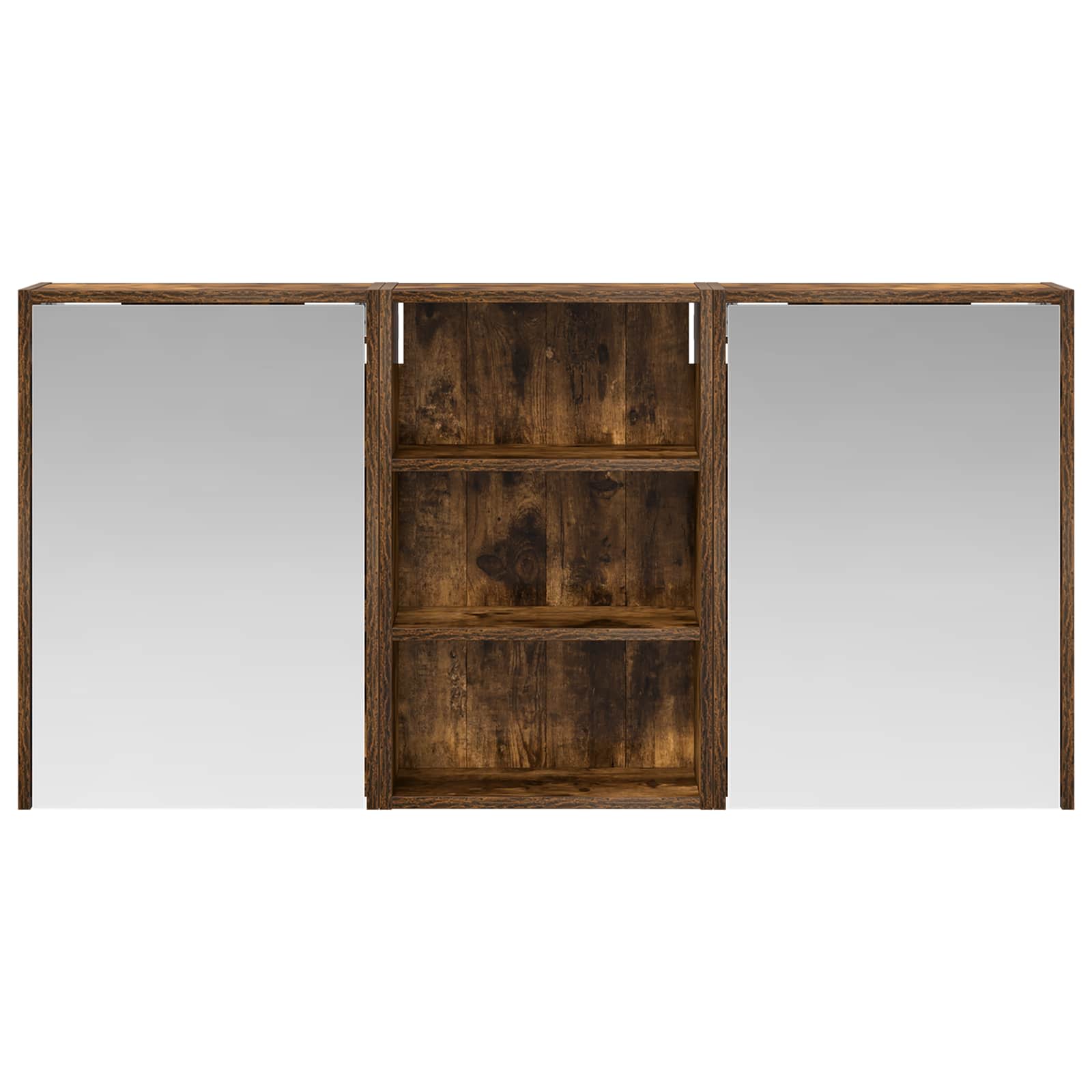 Σετ Ντουλαπιών Μπάνιου με ράφι 3 pcs 126 x 16 x 62.5 εκ. - Pakobazaar