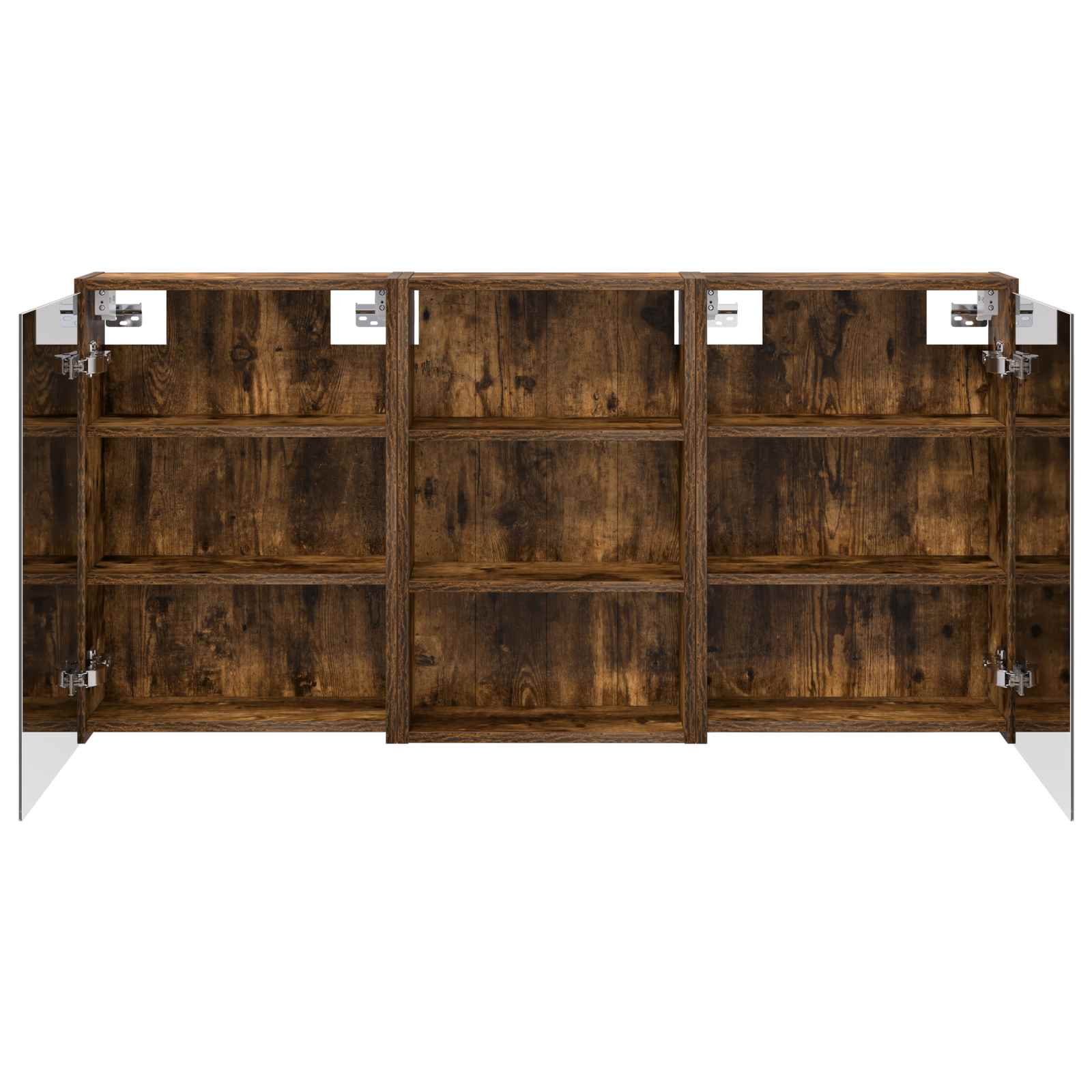 Σετ Ντουλαπιών Μπάνιου με ράφι 3 pcs 126 x 16 x 62.5 εκ. - Pakobazaar