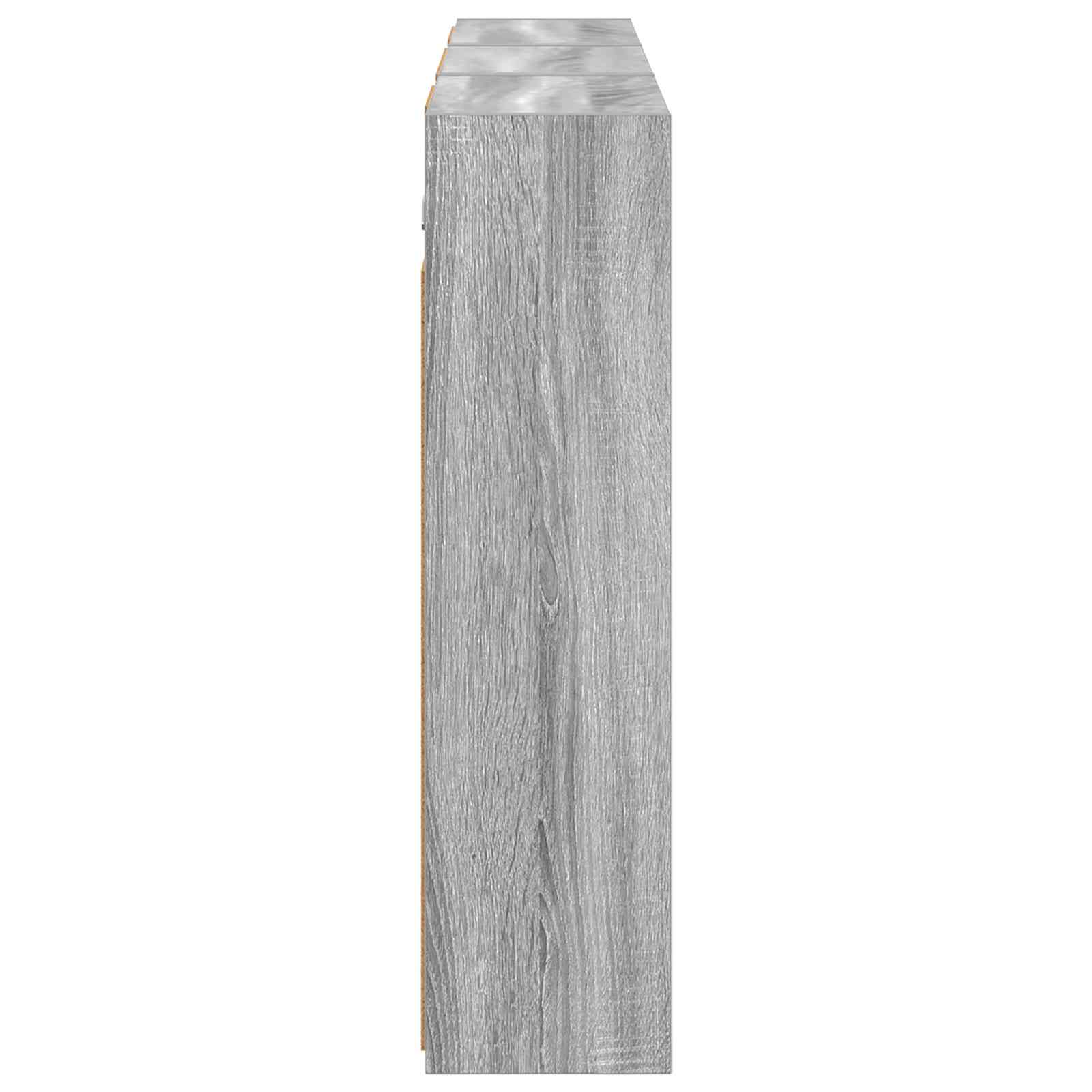 Σετ Ντουλαπιών Μπάνιου με ράφι 3 pcs 126 x 16 x 62.5 εκ. - Pakobazaar