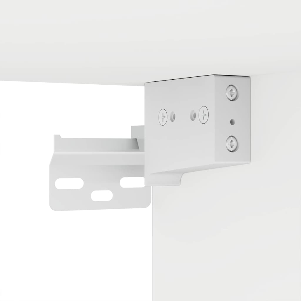 Σετ Επίπλων Μπάνιου με συρτάρι 4 pcs Λευκό Επεξεργασμένο ξύλο - Pakobazaar