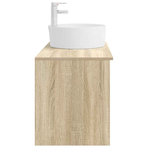 Σετ Επίπλων Μπάνιου 2 pcs Sonoma Δρυς Επεξεργασμένο Ξύλο - Pakobazaar
