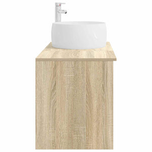 Σετ Επίπλων Μπάνιου 2 pcs Sonoma Δρυς Επεξεργασμένο Ξύλο - Pakobazaar