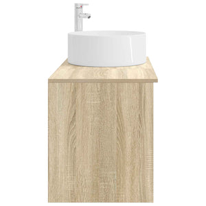 Σετ Επίπλων Μπάνιου 2 pcs Sonoma Δρυς Επεξεργασμένο Ξύλο - Pakobazaar