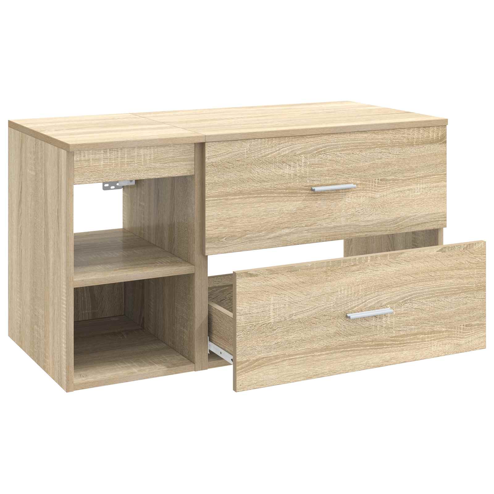 Σετ Επίπλων Μπάνιου 2 pcs Sonoma Δρυς Επεξεργασμένο Ξύλο