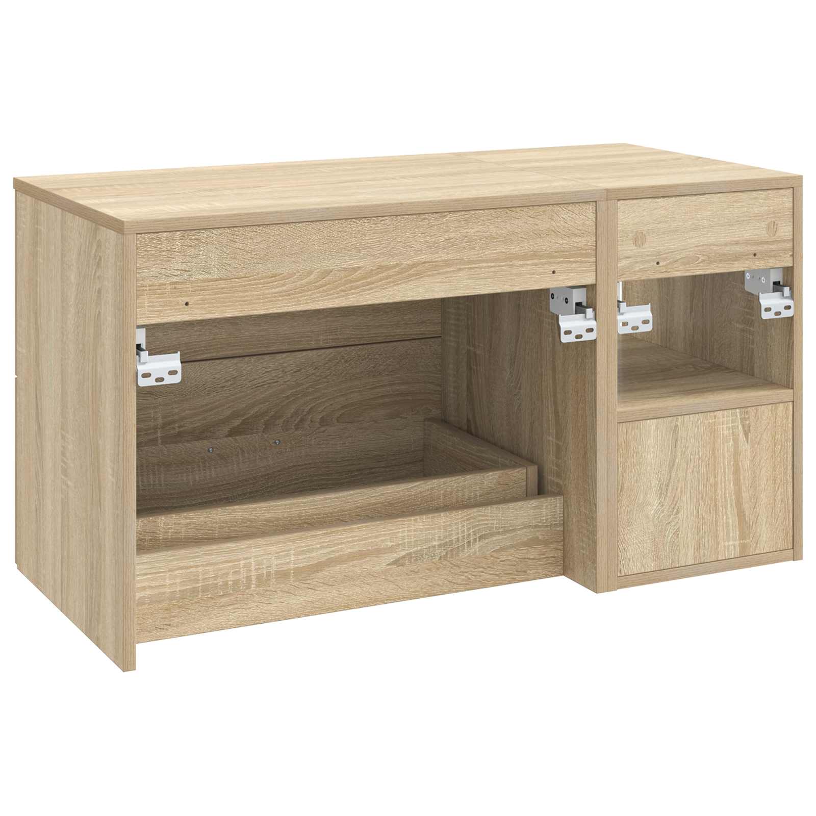 Σετ Επίπλων Μπάνιου 2 pcs Sonoma Δρυς Επεξεργασμένο Ξύλο