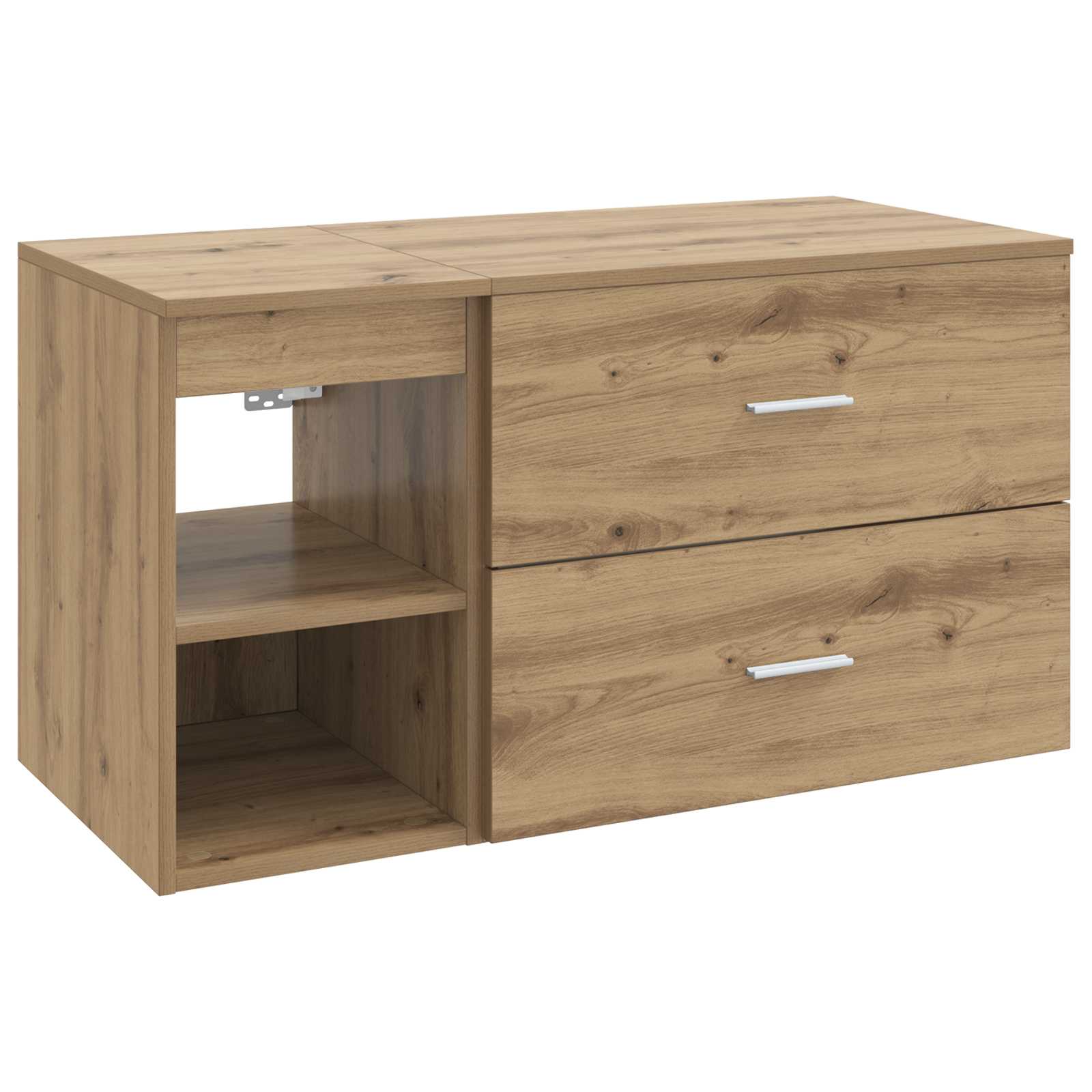 Σετ Επίπλων Μπάνιου 2 pcs Artisan Δρυς Επεξεργασμένο Ξύλο