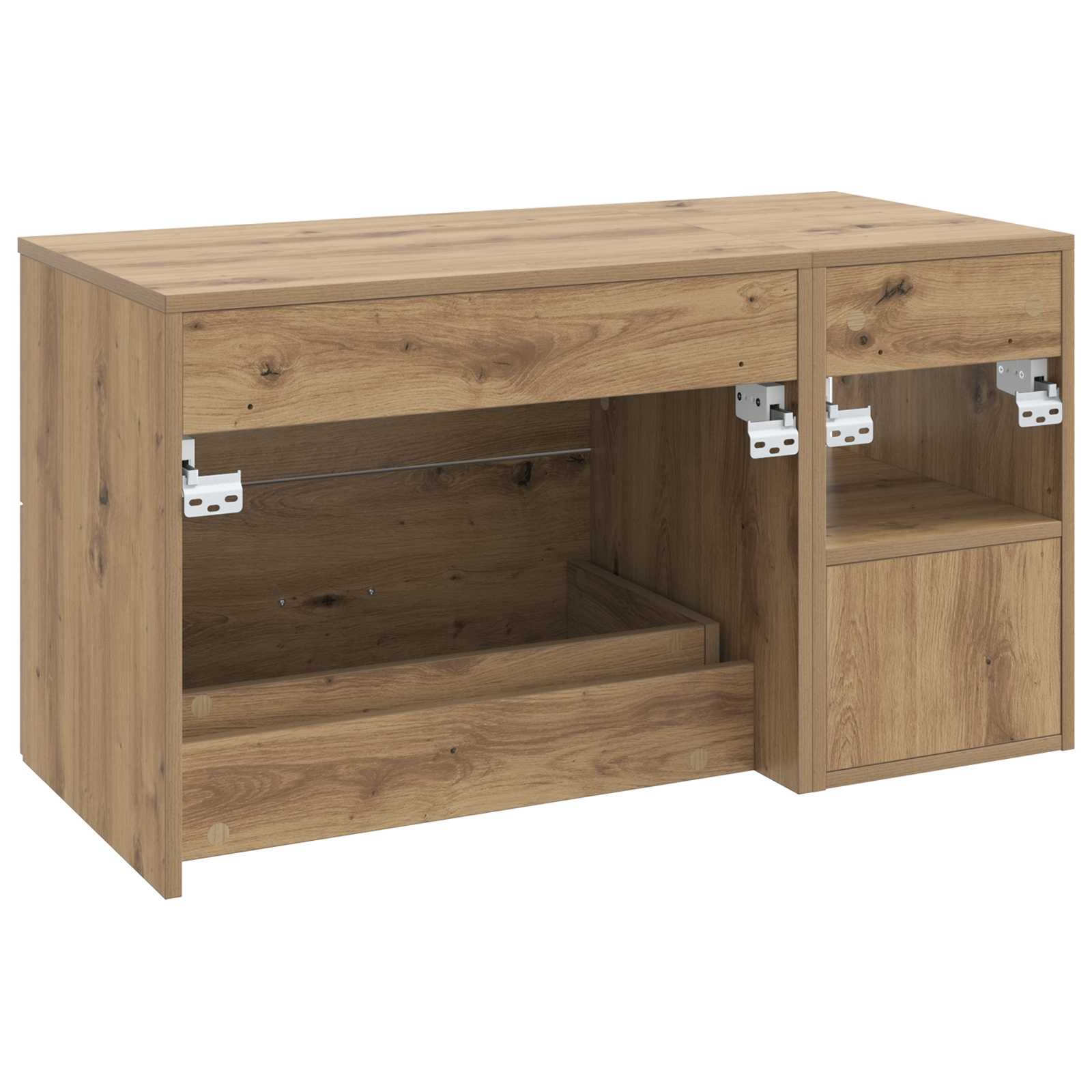 Σετ Επίπλων Μπάνιου 2 pcs Artisan Δρυς Επεξεργασμένο Ξύλο