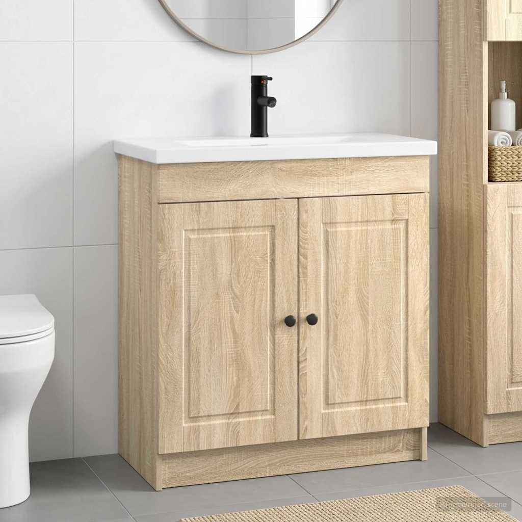 Σετ Επίπλων Μπάνιου Sonoma Δρυς 56 x 37,5 x 81 εκ