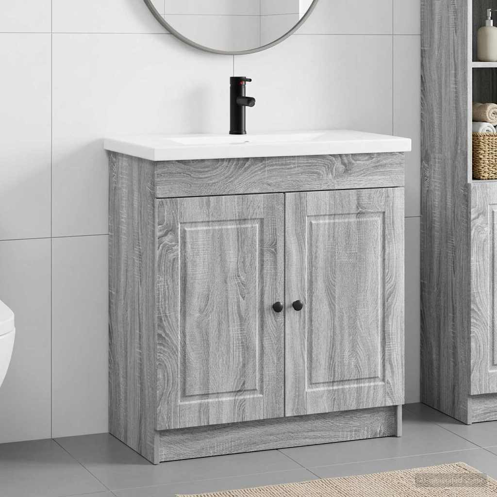 Σετ Επίπλων Μπάνιου Γκρι Sonoma 56 x 37,5 x 81 εκ