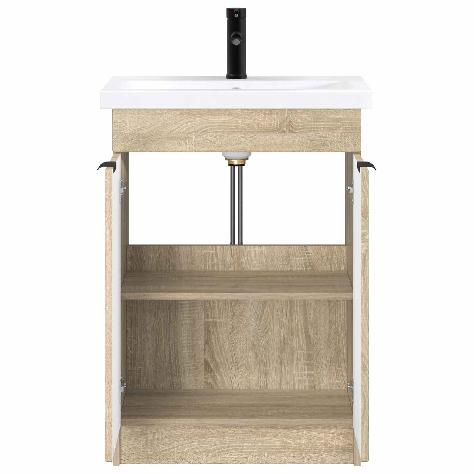 Σετ Επίπλων Μπάνιου Sonoma Δρυς 56 x 37,5 x 81 εκ