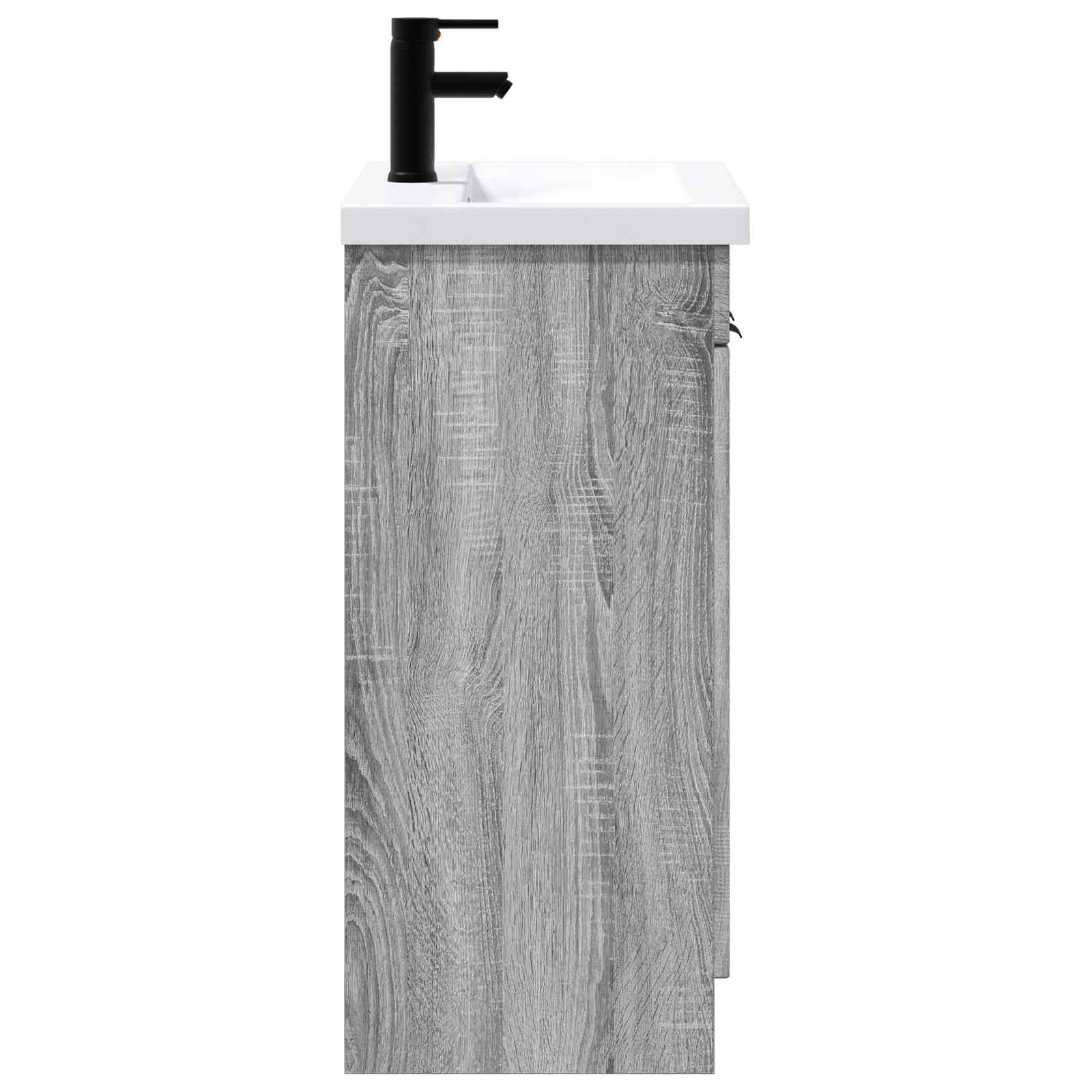 Σετ Επίπλων Μπάνιου Γκρι Sonoma 56 x 37,5 x 81 εκ - Pakobazaar