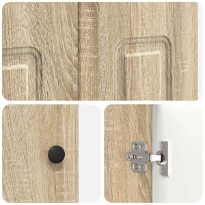 Σετ Επίπλων Μπάνιου Sonoma Δρυς 56 x 37,5 x 81 εκ - Pakobazaar