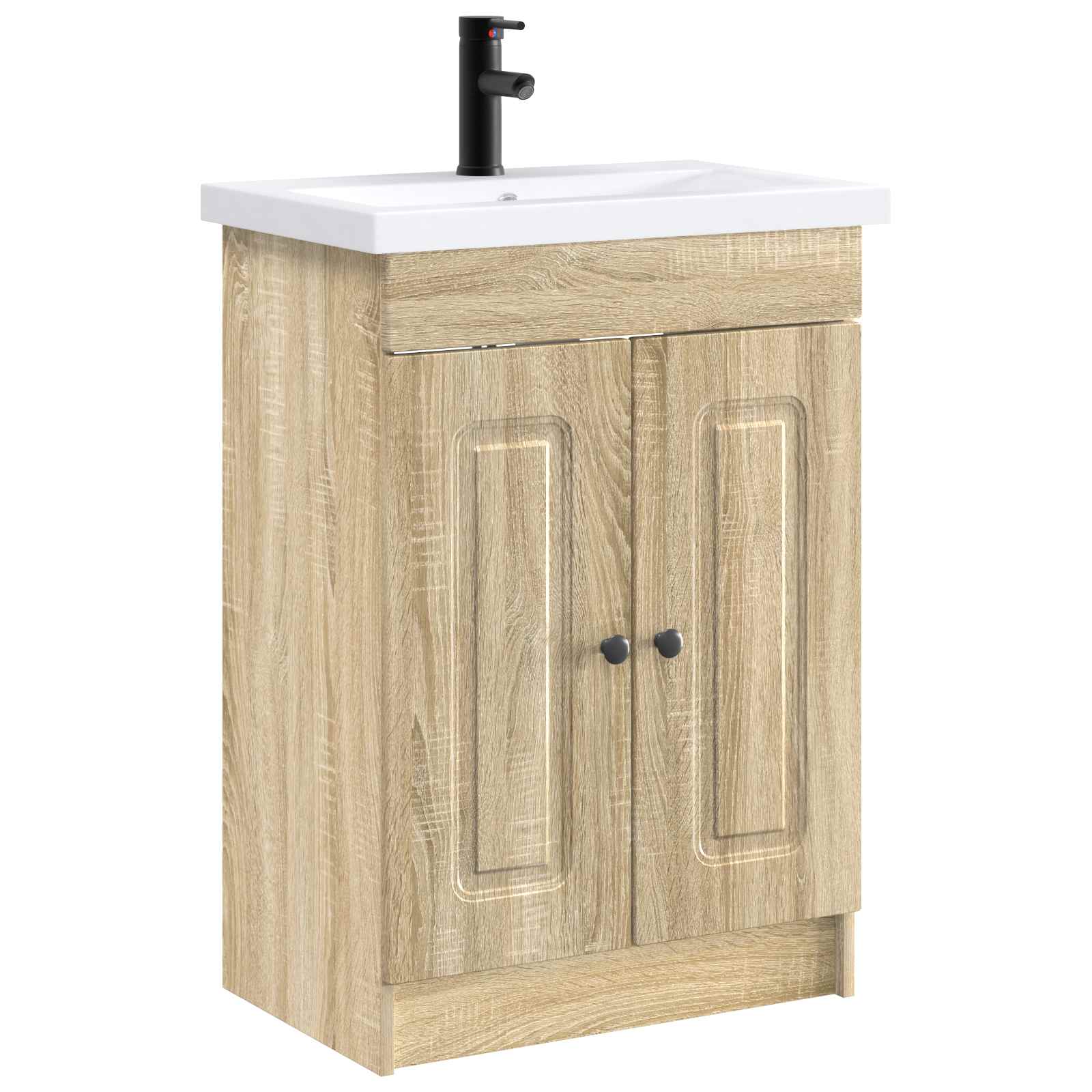 Σετ Επίπλων Μπάνιου Sonoma Δρυς 56 x 37,5 x 81 εκ