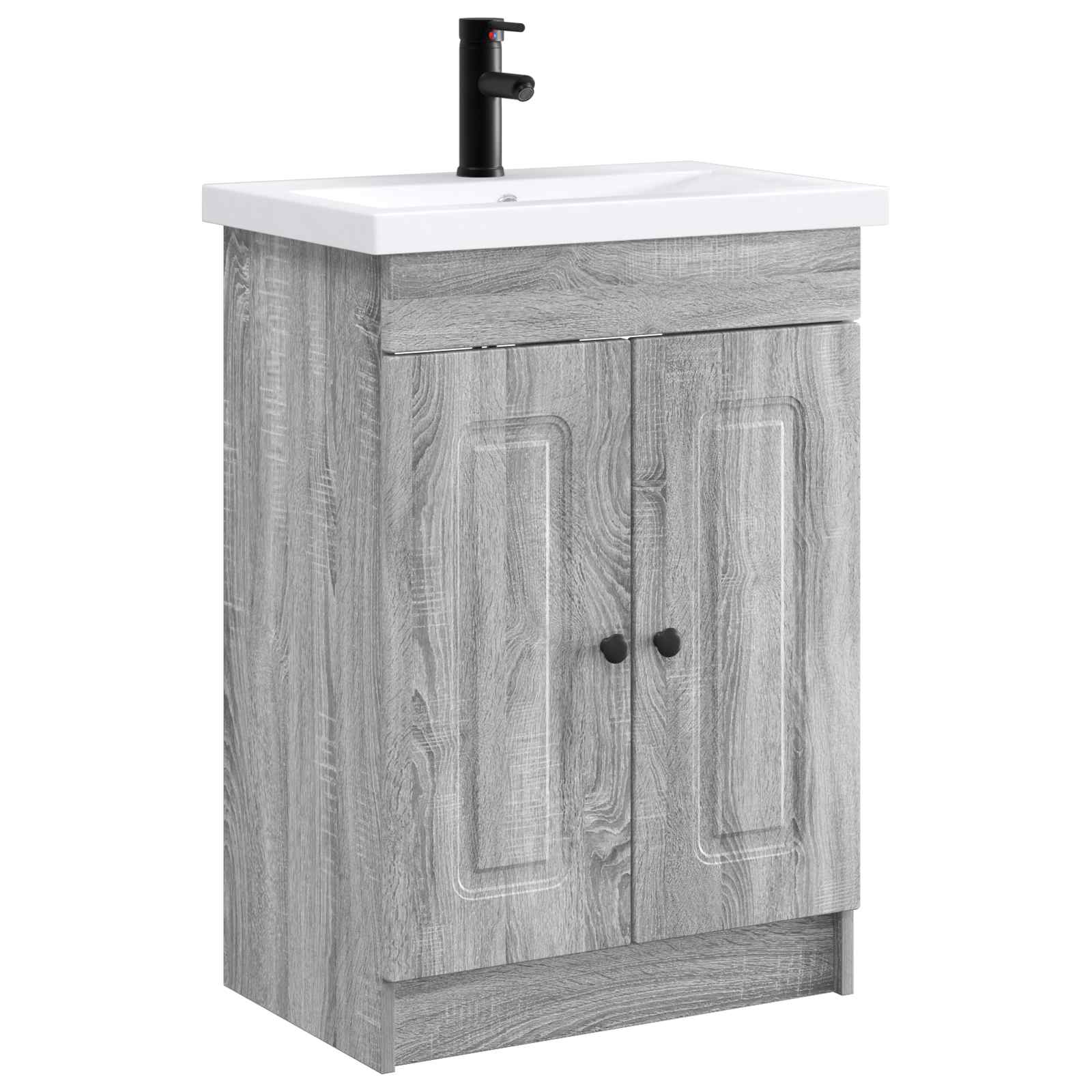 Σετ Επίπλων Μπάνιου Γκρι Sonoma 56 x 37,5 x 81 εκ