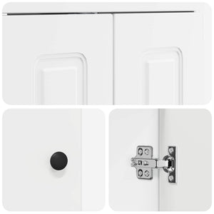 Σετ Επίπλων Μπάνιου Λευκό 78,5 x 37,5 x 81 εκ - Pakobazaar