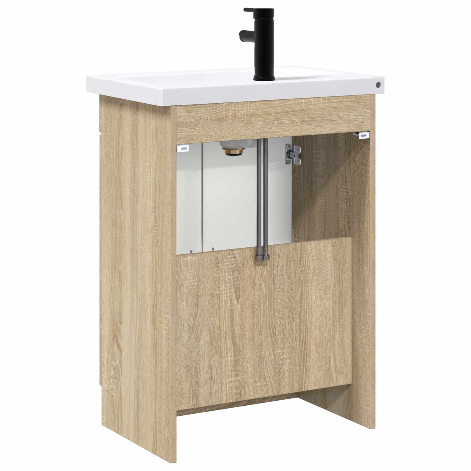 Σετ Επίπλων Μπάνιου Sonoma Δρυς 56 x 37,5 x 81 εκ - Pakobazaar