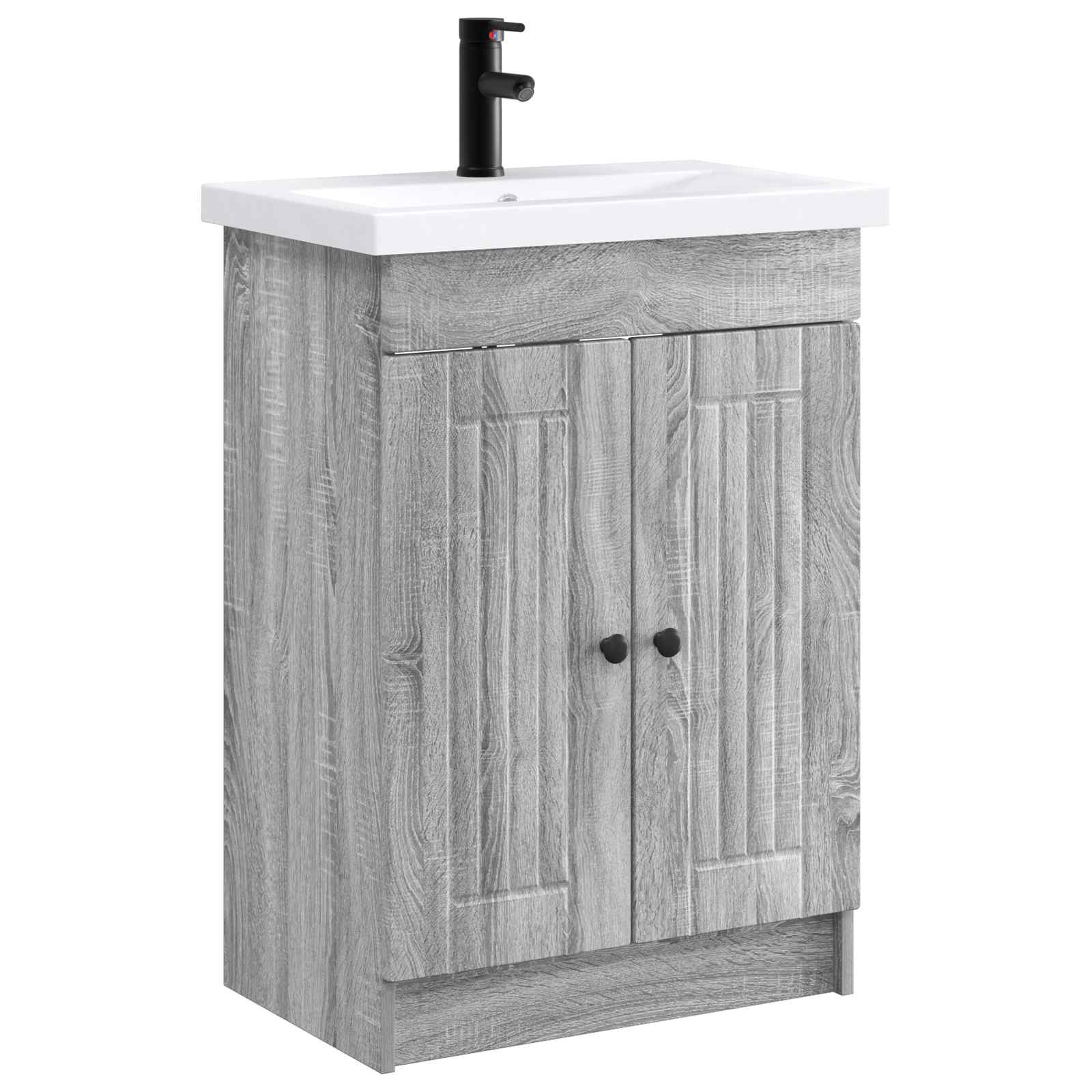 Σετ Επίπλων Μπάνιου Γκρι Sonoma 56 x 37,5 x 81 εκ